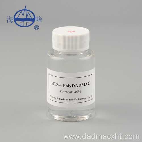 Polydadmac for decolorization algaecide treatment